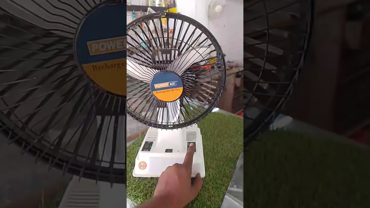 Rechargeable Table Fan – Portable & Powerful Cooling!#technology #electrical