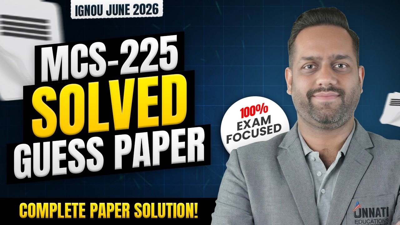 MCS 225 Guess Paper | IGNOU MCS 225 Accountancy and Financial Management Important Questions