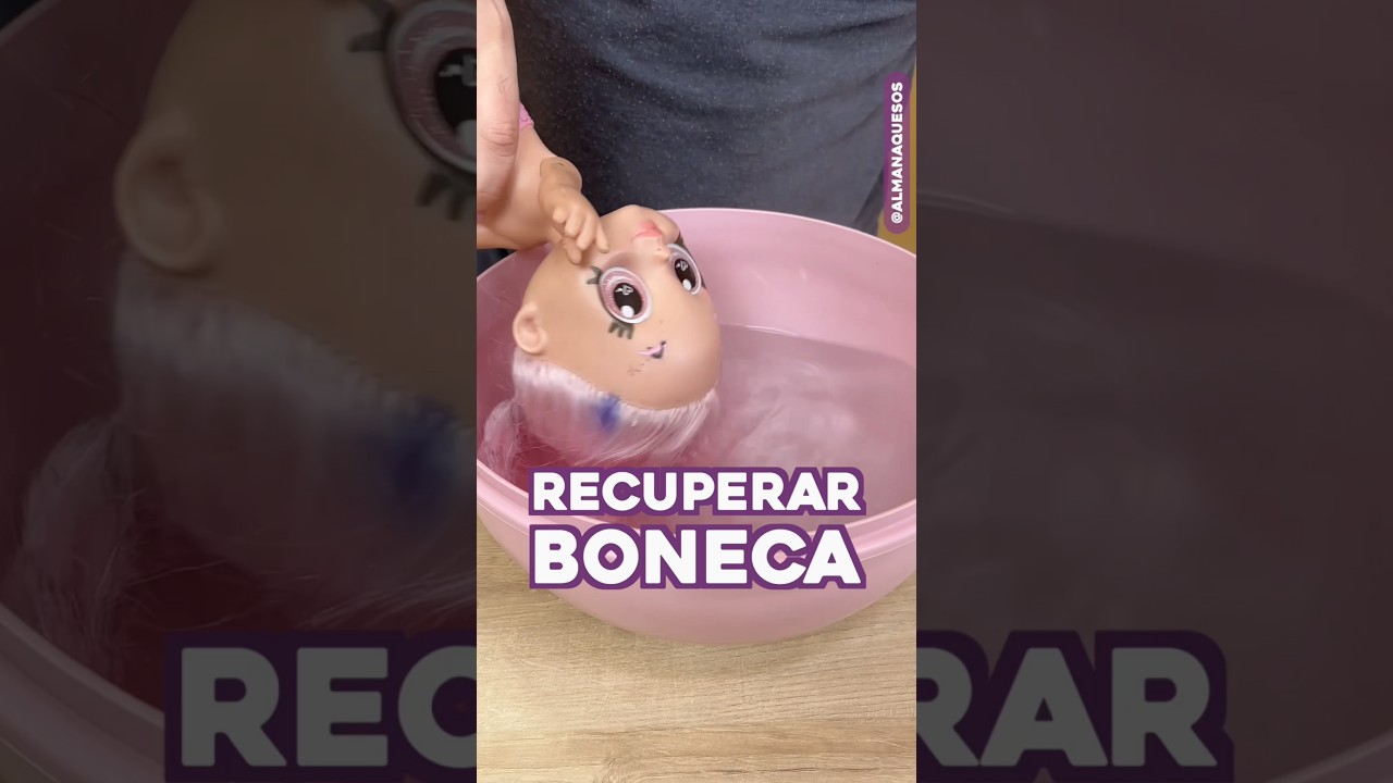 Truque para Recuperar Qualquer Cabelo… de Plástico e de Boneca
