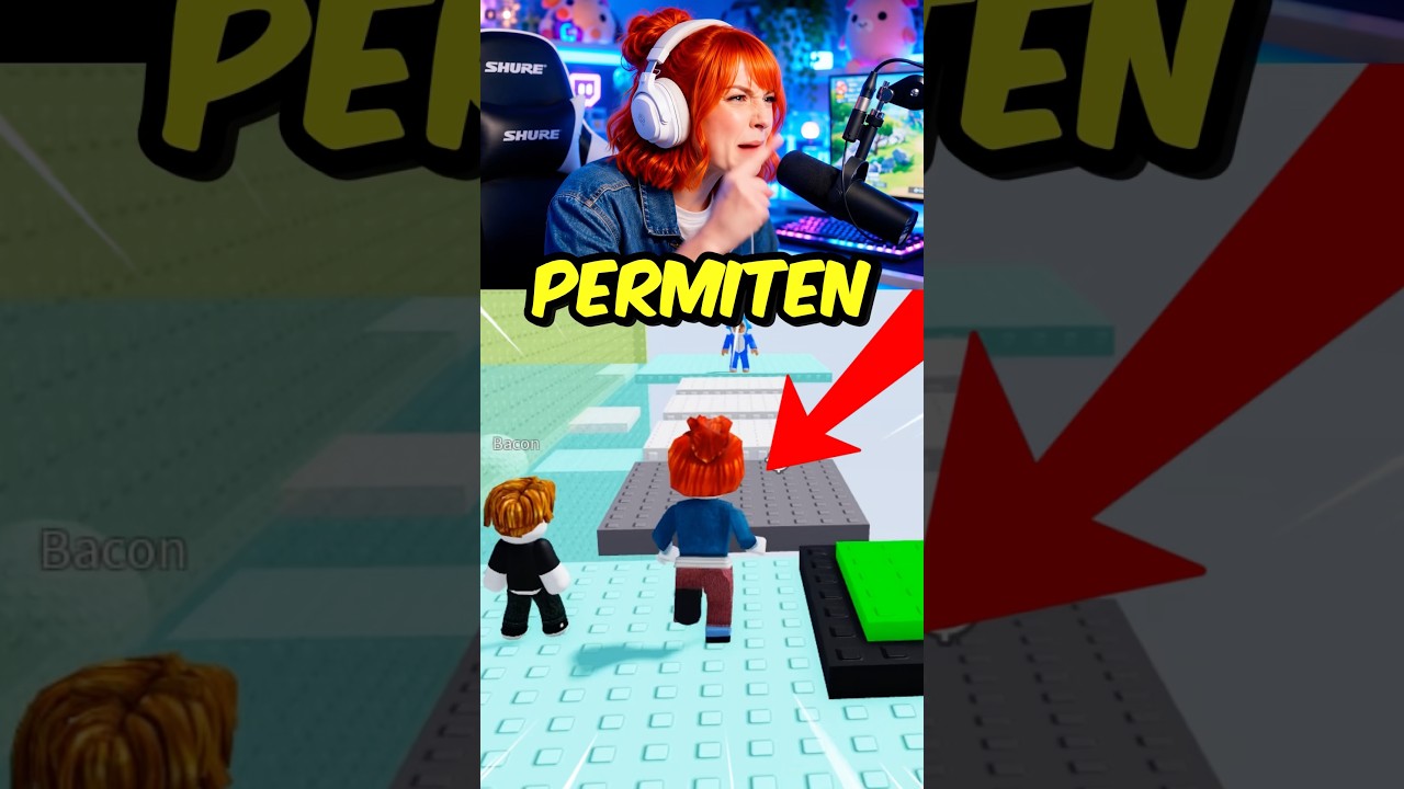 Bacon girl Was so MEAN but then THIS happened.. 😱 #roblox #robloxshorts