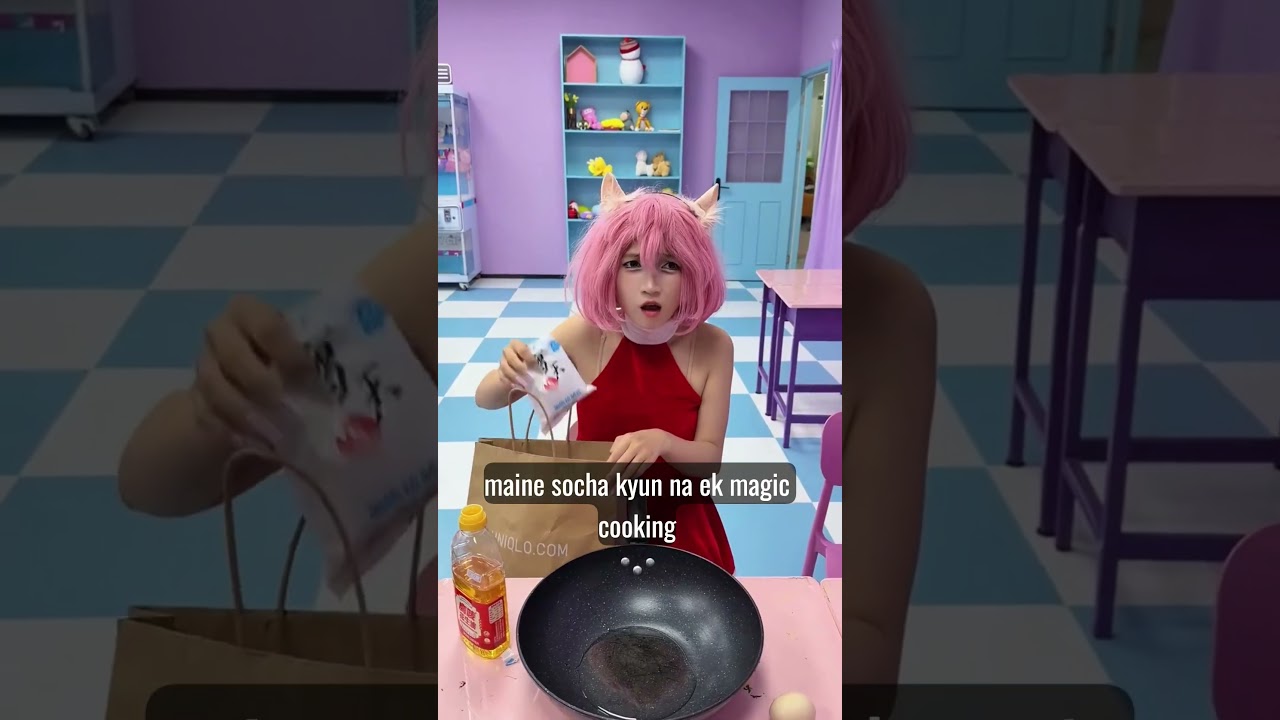 Aaj Hamari Class Mein Kuch Ajeeb Hua! 🥚✨ | Anime Cosplay Cooking