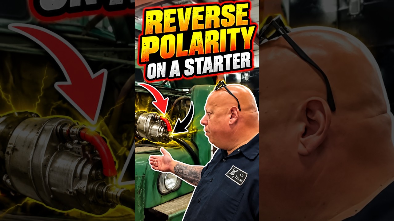 Reverse Starter Polarity - Will It Spin Backwards?