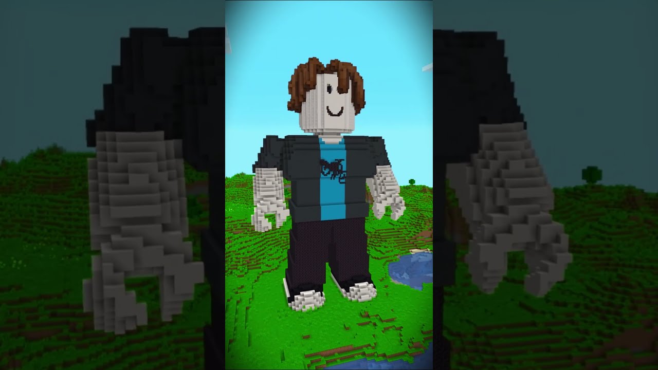 Roblox Player Build Battle Challenge 💀 #shorts #minecraft #minecraftbuilding