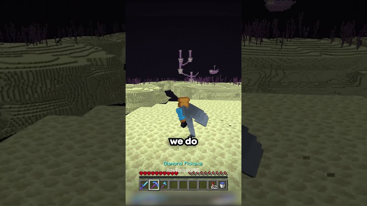 Minecraft End Island Moment Real or Fake ⁉️😭