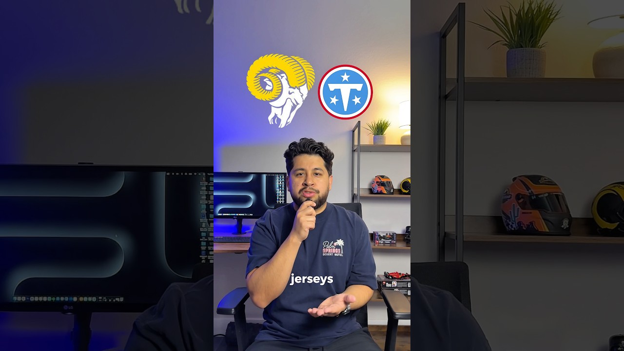 Are the Rams & Titans updating their logo & jerseys? #nfl #nflfootball #larams