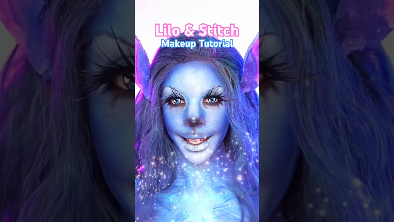 Lilo & Stitch Makeup Tutorial 💙🛸
