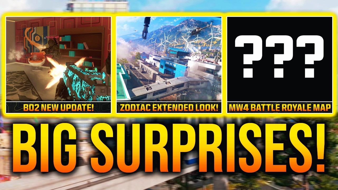 New MODERN WARFARE 4 SURPRISE ANNOUNCEMENTS, BLACK OPS 2 PORT UPDATE, & More!
