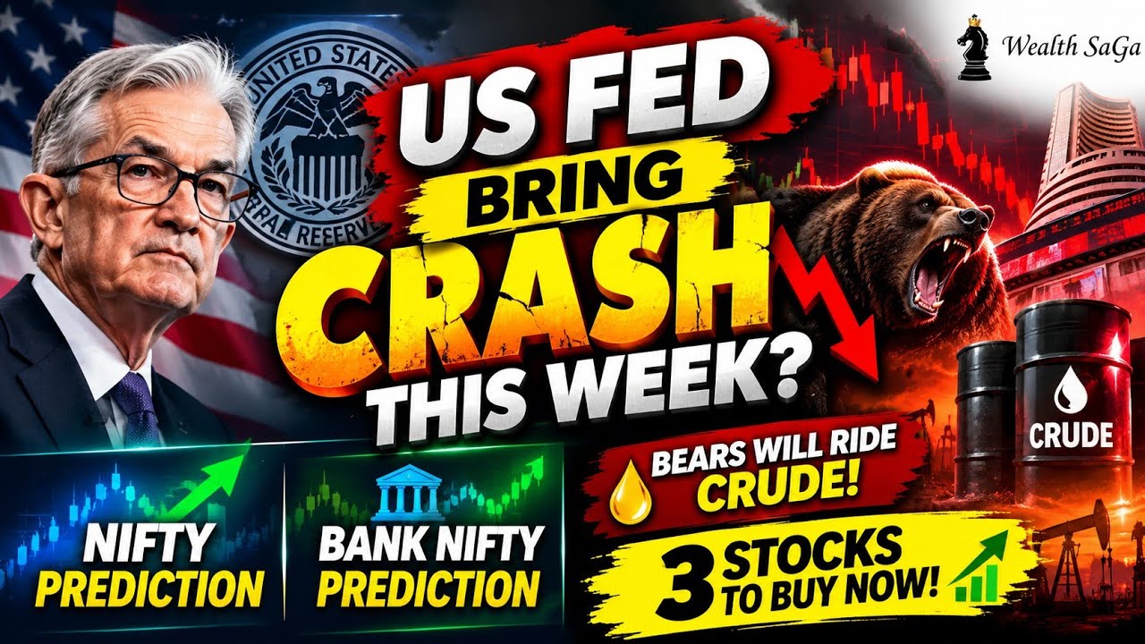 Nifty Prediction 🔥 Gold / Silver / Crude Charts | Top 3 Stocks to Focus 