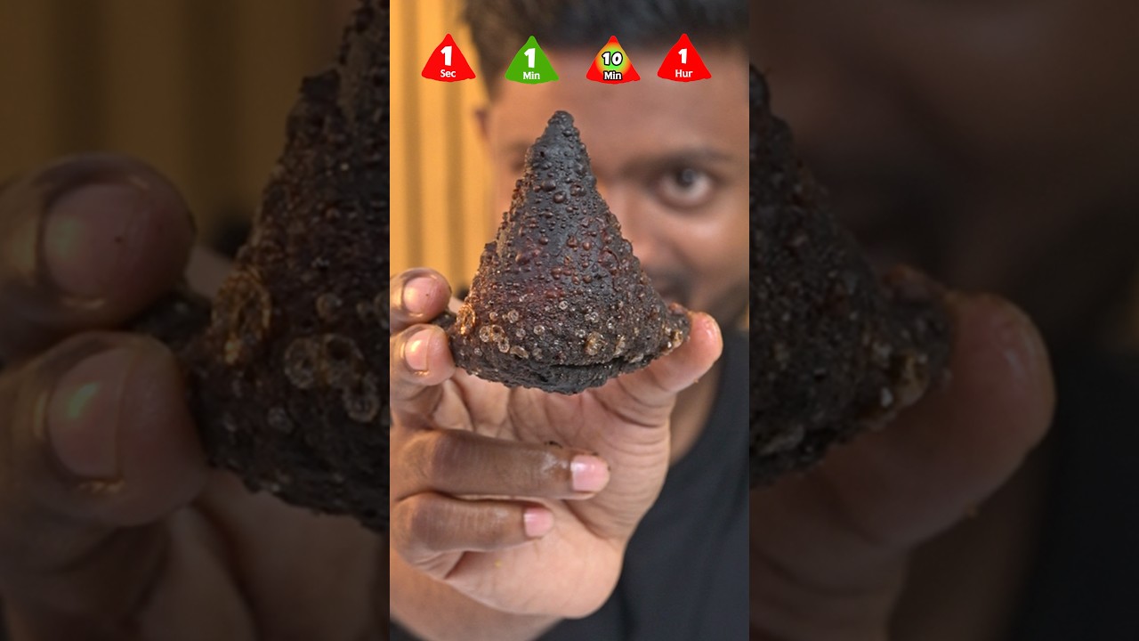 1 second vs 1 Hour Samosa