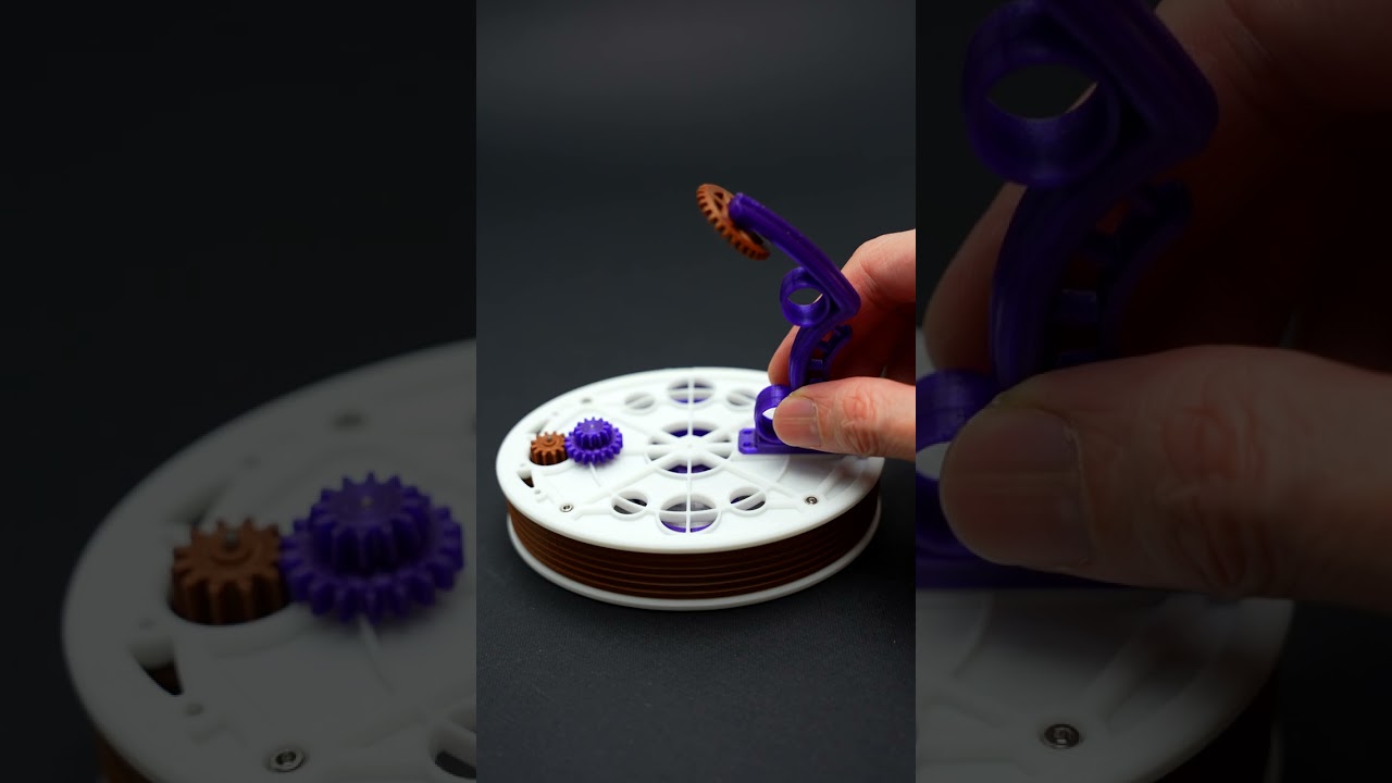 The Bi Axial Tourbillon Mechanism #3dprinting #asmr