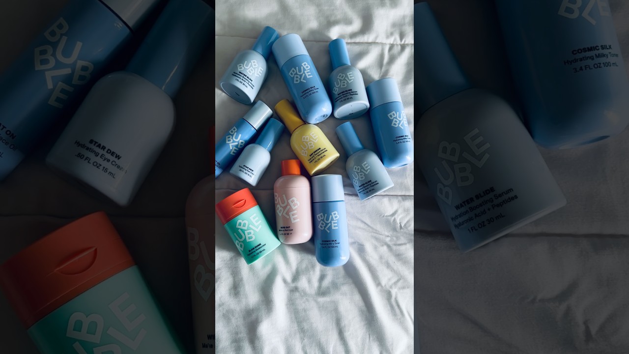 Skincare empties @bubbleskincare #bubbleskincare #empties #skincare #shorts