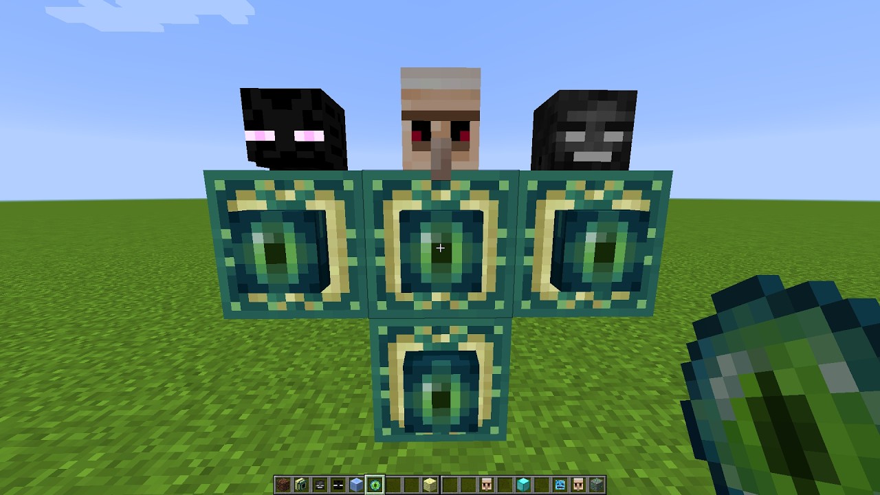 what if you create a Wither Eye Golem Boss in MINECRAFT