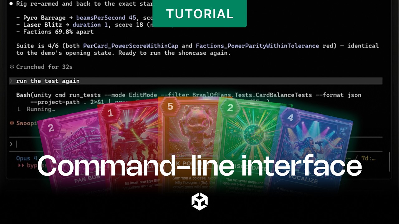 Unity command-line interface (CLI)