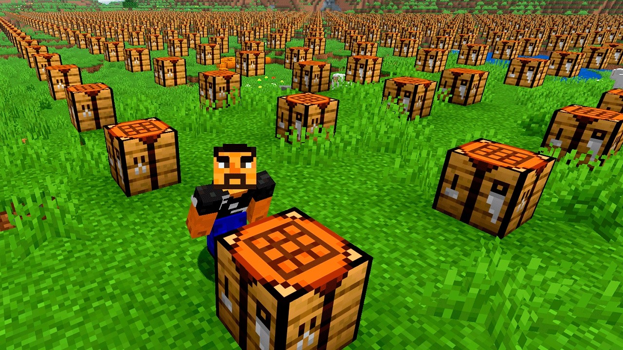 Minecraft Pero Si Pongo Un Bloque, El Mundo LO COPIA