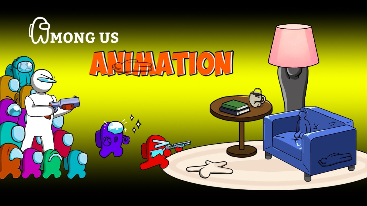 [어몽어스 Among Us] Hide and Seek : Meccha Chameleon  - AMONG US FUNNY ANIMATION
