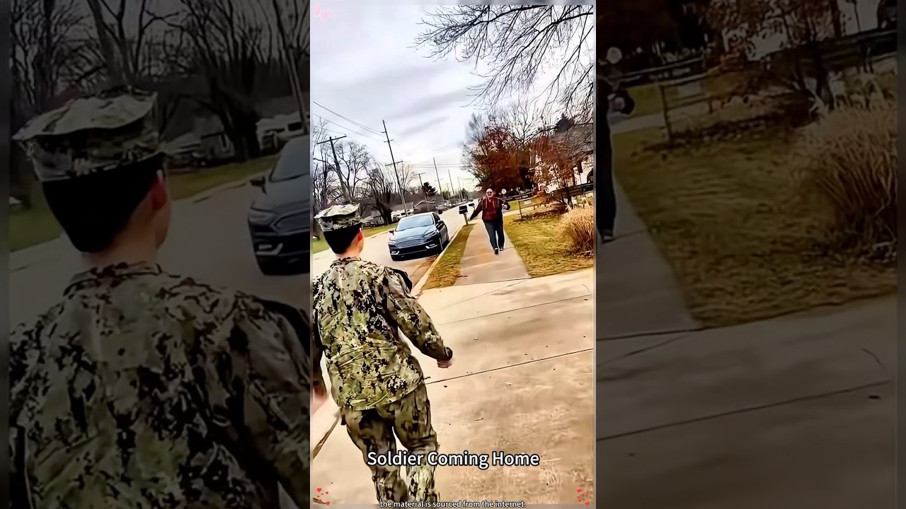 Soldiers coming home and surprise their family ❤️#military #viral #feelings #love #soldier