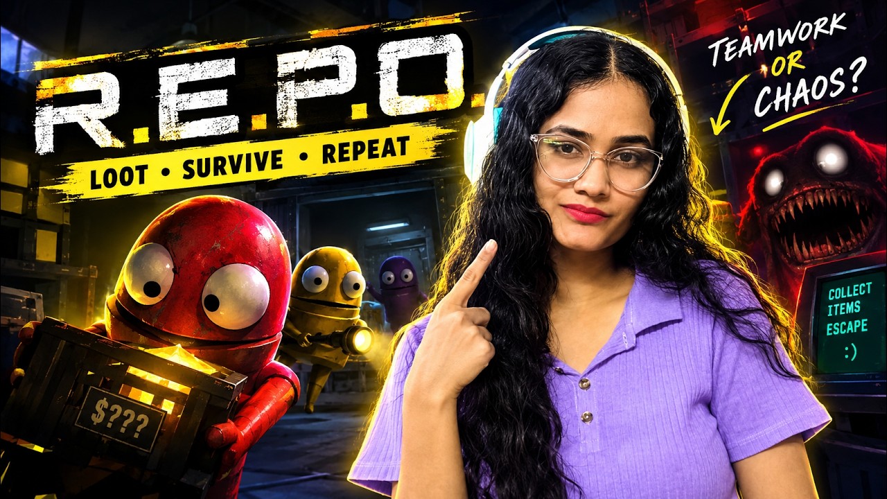 🔴 LIVE NOW! R.E.P.O. HORROR GAME 😱 Can We Survive? 💀 |