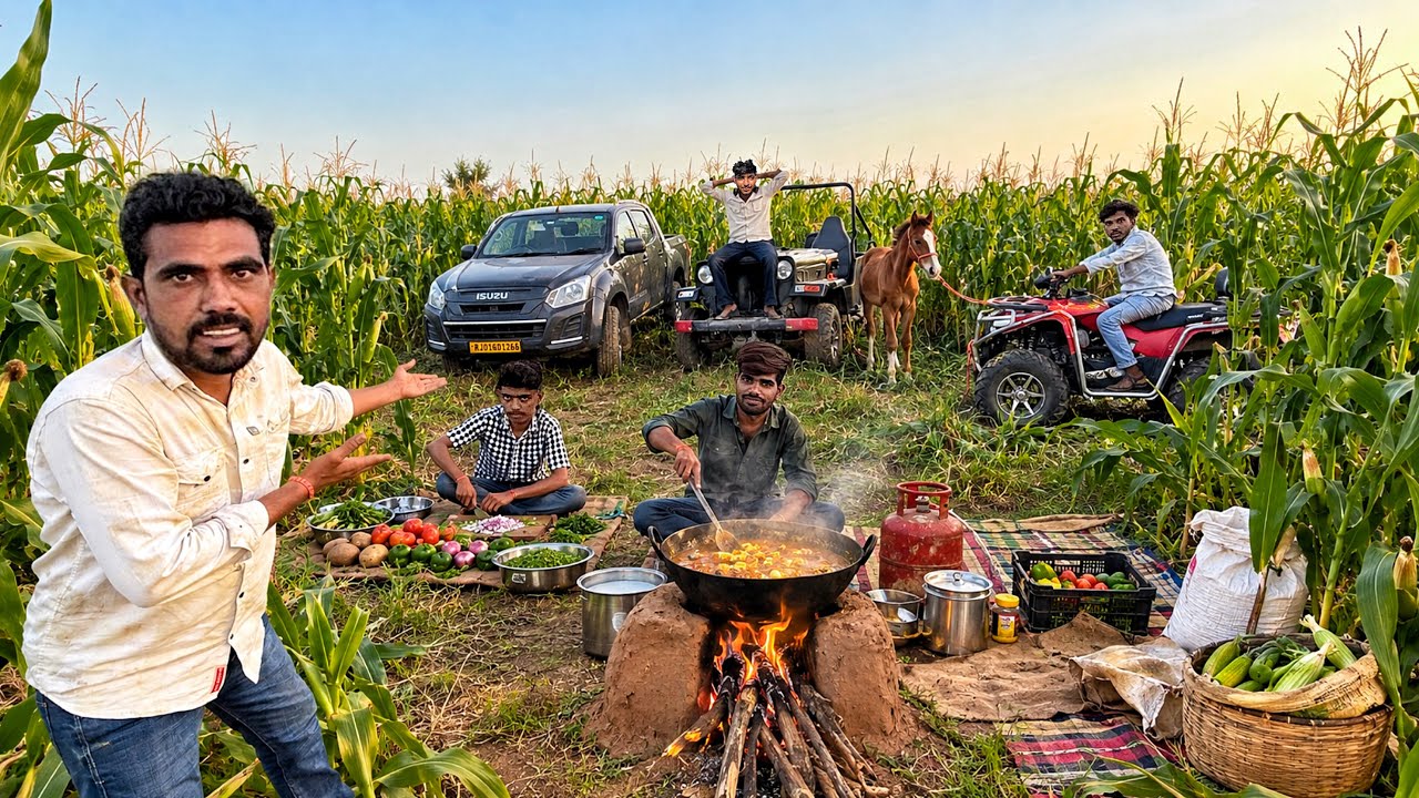 Khet ke Beech me camping  🤫 hidden location
