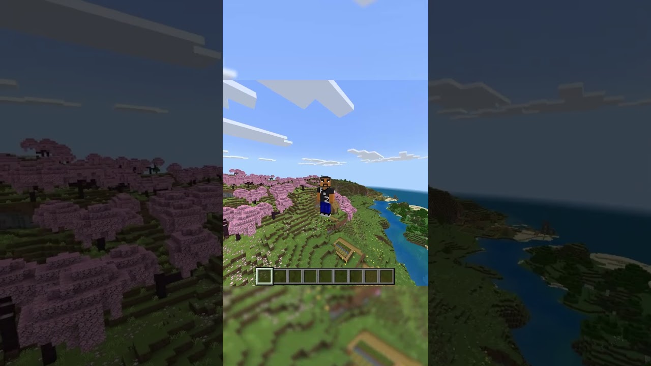 Isla PERFECTA con 4 VILLAS en el spawn para MINECRAFT BEDROCK