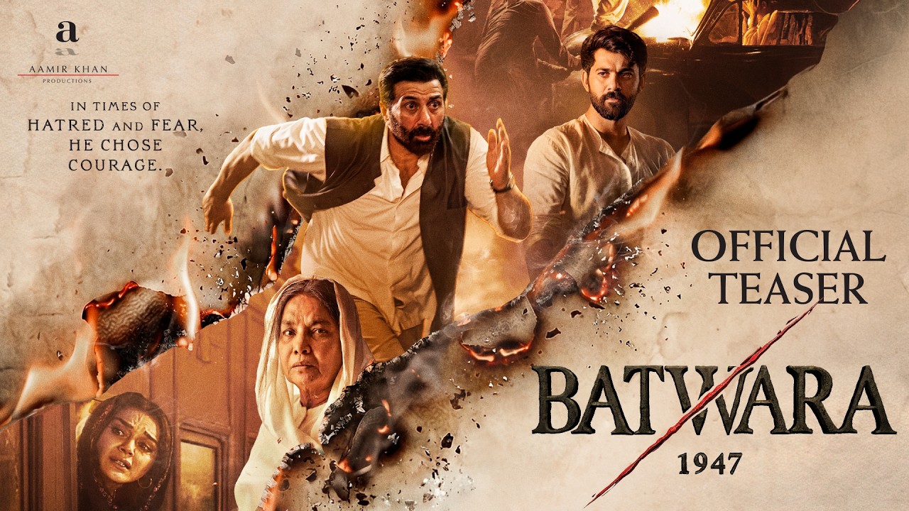 Batwara 1947 | Official Teaser | Shabana Azmi | Sunny Deol | Aamir Khan Productions | 14th Aug 2026