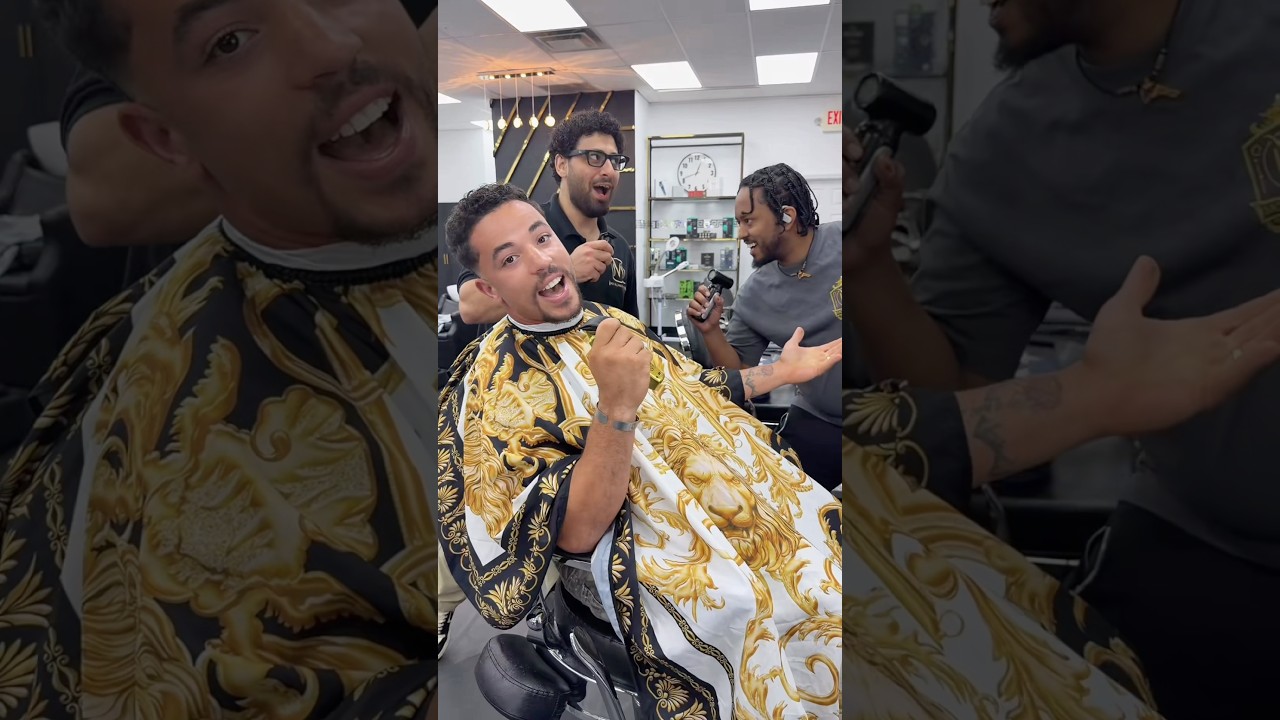 Late for the appointment, then asks for a bathroom timeout.🤦🏻‍♂️🤣#barber #barbershop #funny #pov