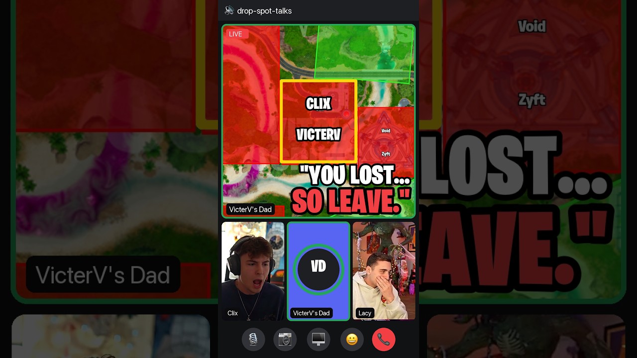 VicterV’s Dad Threatened CLIX… Over a Drop Spot 😳
