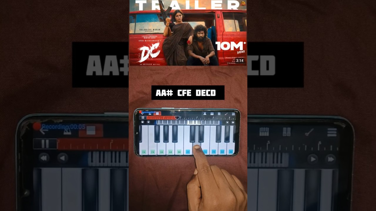 DC - Raga Of Revenge Theme 🎹❤️🔥 | Easy Piano Tutorial
