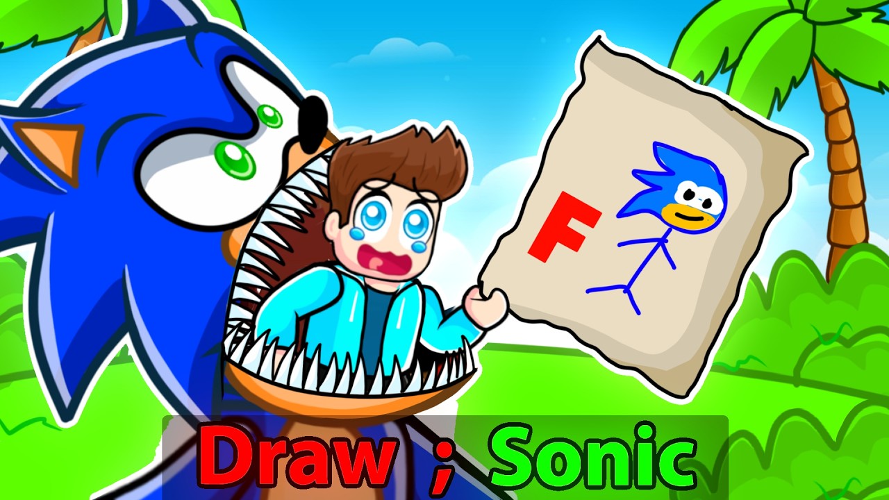 DRAW OR GET EATEN IN ROBLOX !!