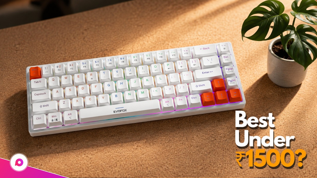 EvoFox Katana Mini S Review | Best Mechanical Gaming Keyboard Under ₹1500? | Valorant Tested