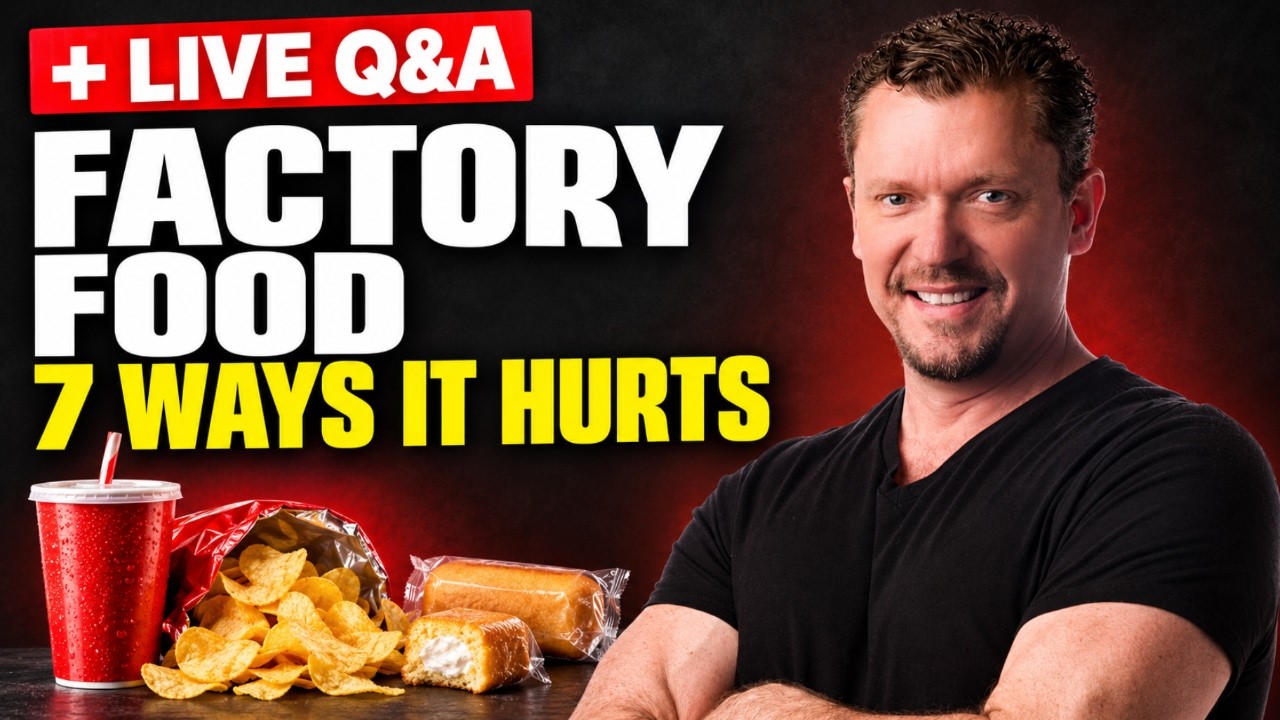 7 WAYS FACTORY FOOD DESTROYS YOUR HEALTH + Q&A 📱