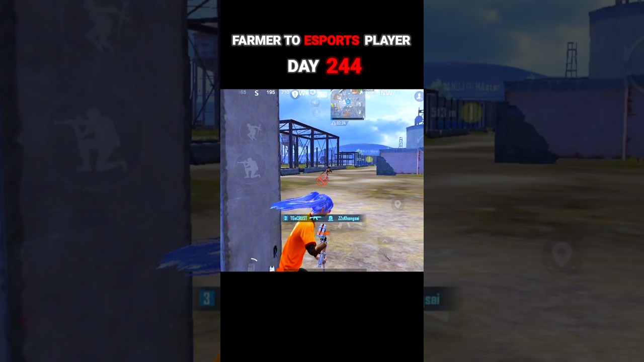 FARMER TO ESPORTS PLAYER DAY 244 | #bgmi #pubg #bgis #pubgmobile #esports