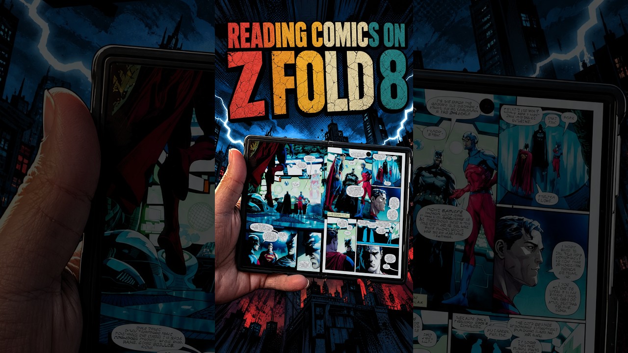 This Foldable Phone Changed How I Read Comics Forever
