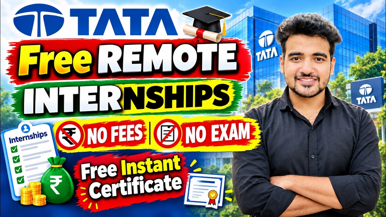 TATA Announced Free Virtual Internships OCT 2026 | Data Analyst & GEN AI Online Internships