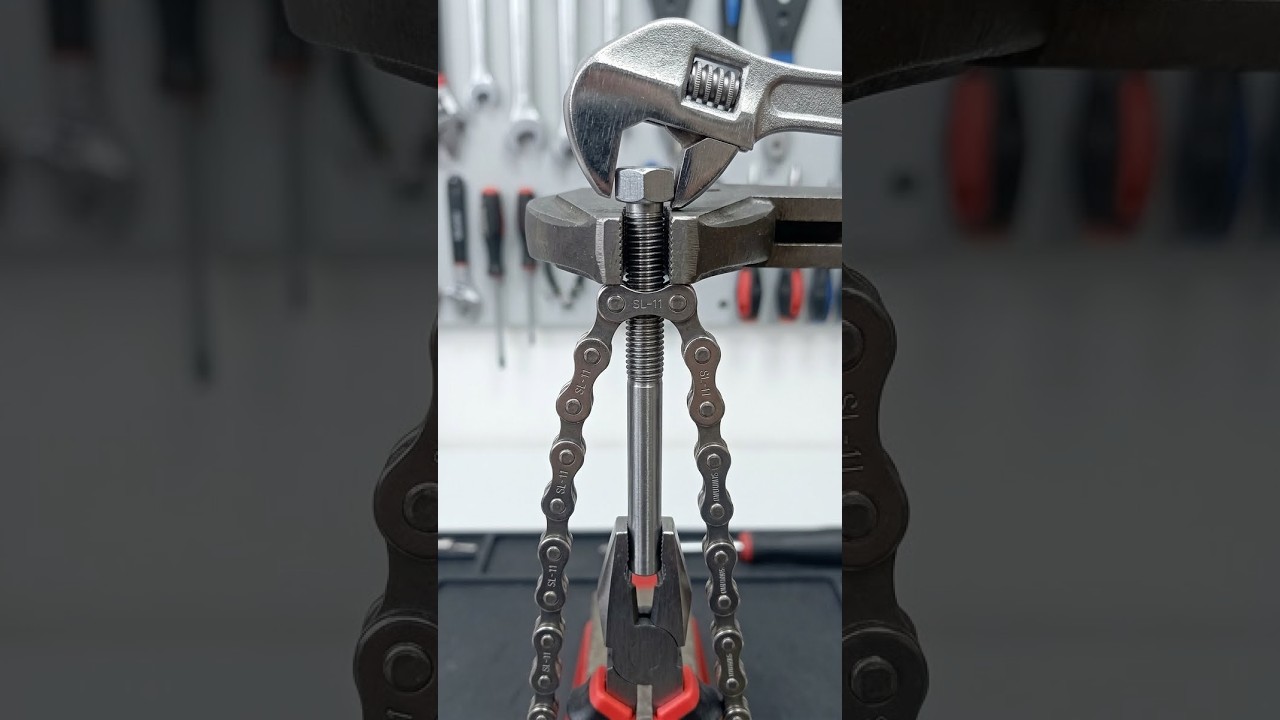 🛠️Break the Chain in 20 Hits#woodworking  #trailers #tools4life #tools #camping #satisfying #shorts