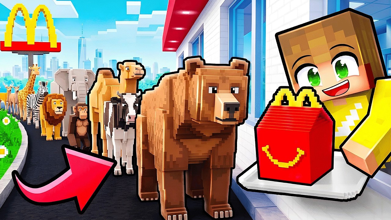 Ik Open Een MickDonalds Voor Dieren! (Minecraft Survival)