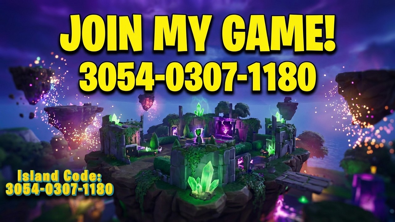 Join My Fortnite UEFN Game! Gameplay and Island Code: 3054-0307-1180