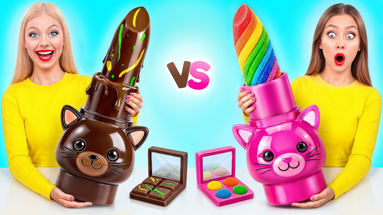 Bubble Gum vs Chocolate Food Challenge | Kitchen Hacks and Tricks by Multi DO Joy