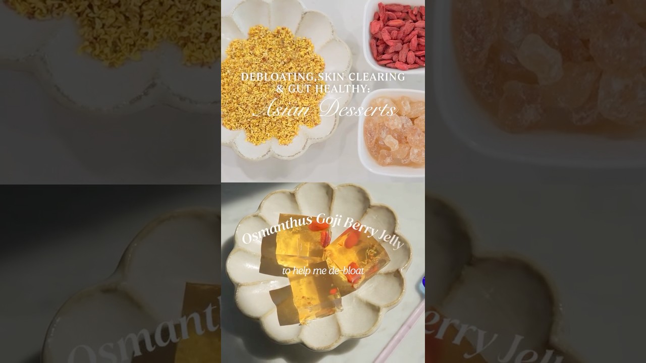 3 glow up desserts to debloat + clear skin 🥰