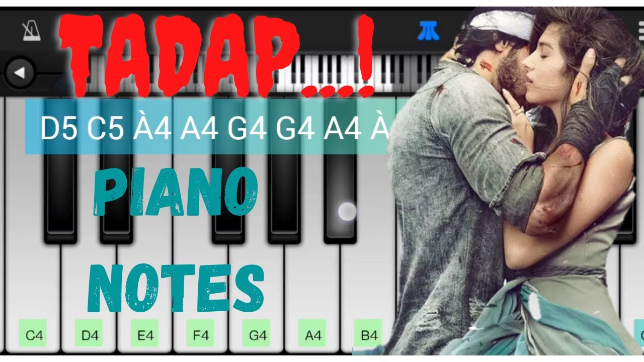 Tumse Bhi Jyada [Tadap] Piano tutorial with easy notes 🎹💯