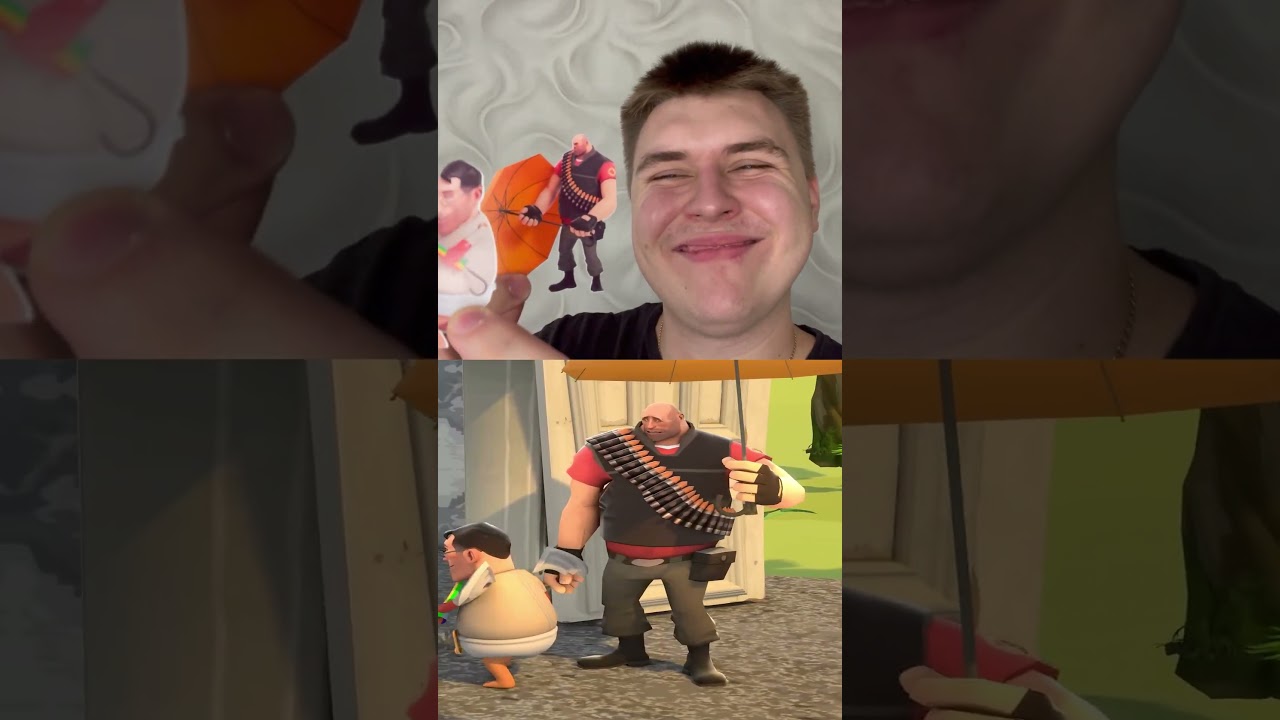 PINK BOX REACT Medic is helpless against Heavy's stupidity#tf2 #shorts #funny