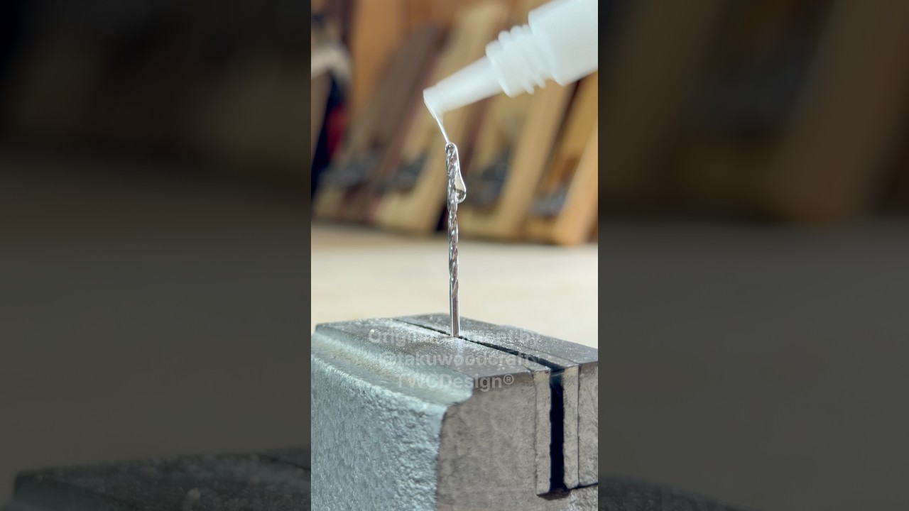 I Made a Drill Bit Just for This #shorts #woodworking #diy