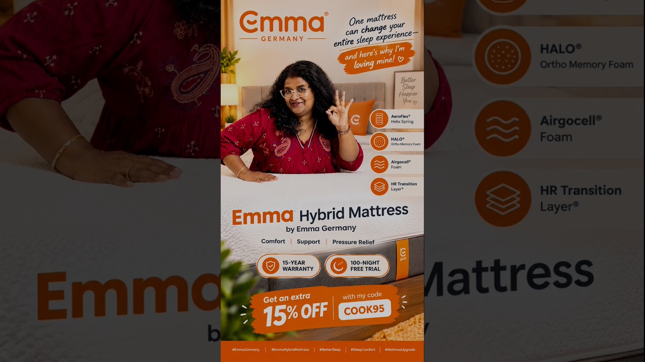 www.emma-sleep.in Emma Germany Mattress Use My Coupon Code:- COOK95 to get 15% OFF!