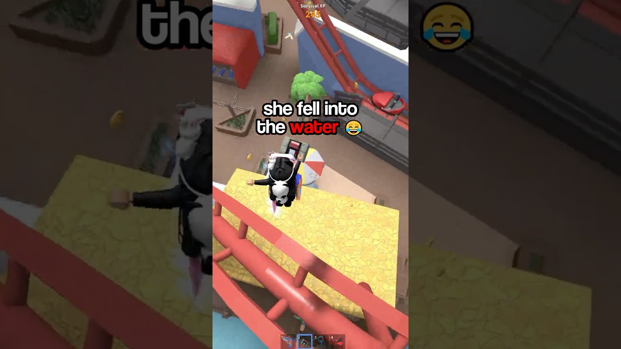 SHE FELL IN 🤣