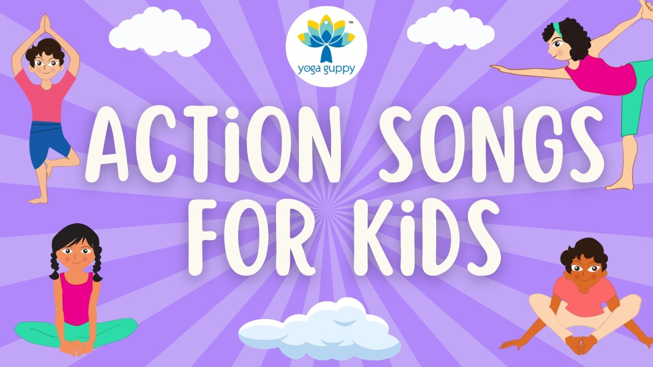 Yoga Freeze Dance | Action Songs for Kids | Yoga Musical Warm up for Children | Yoga Guppy