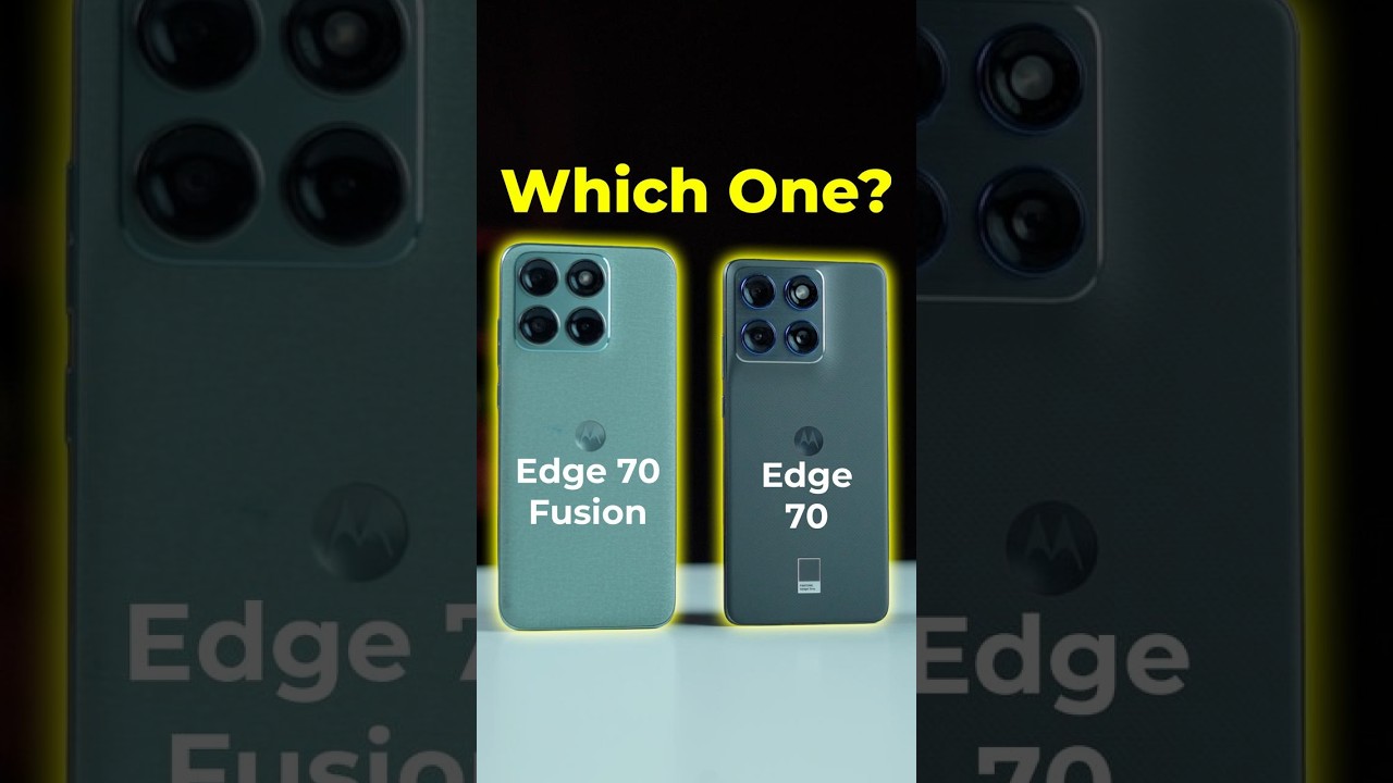 Motorola Edge 70 vs Edge 70 Fusion: Don't Make a Mistake! ⚠️