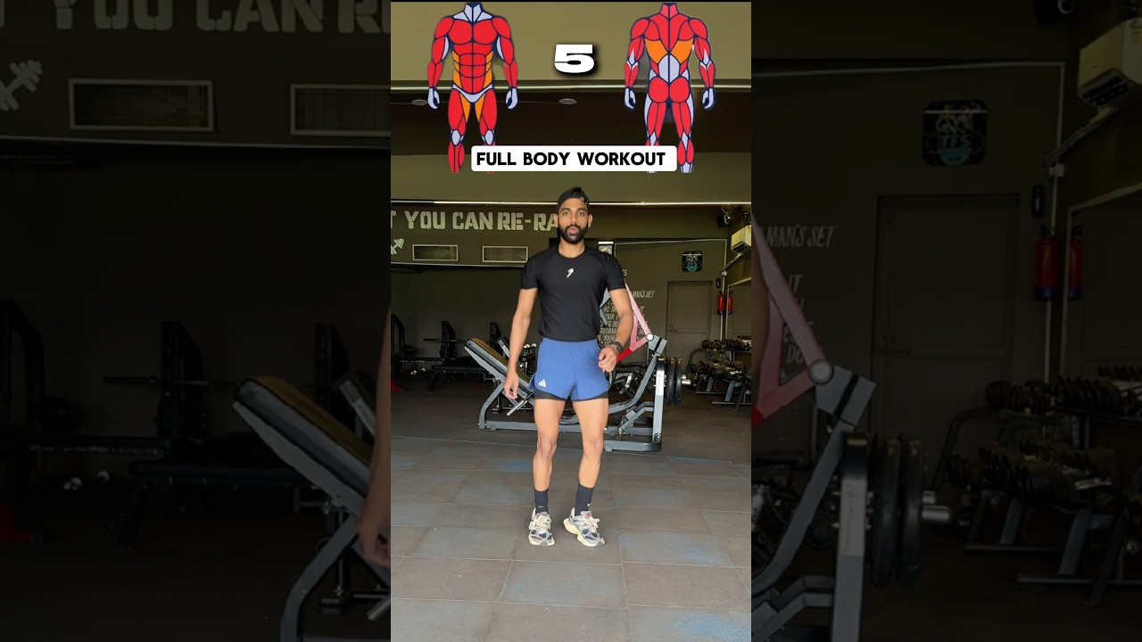 3-Minute Full Body Workout 🔥 | No Equipment Needed 💪 #Shorts #fatloss #gym #homeworkout #strenth