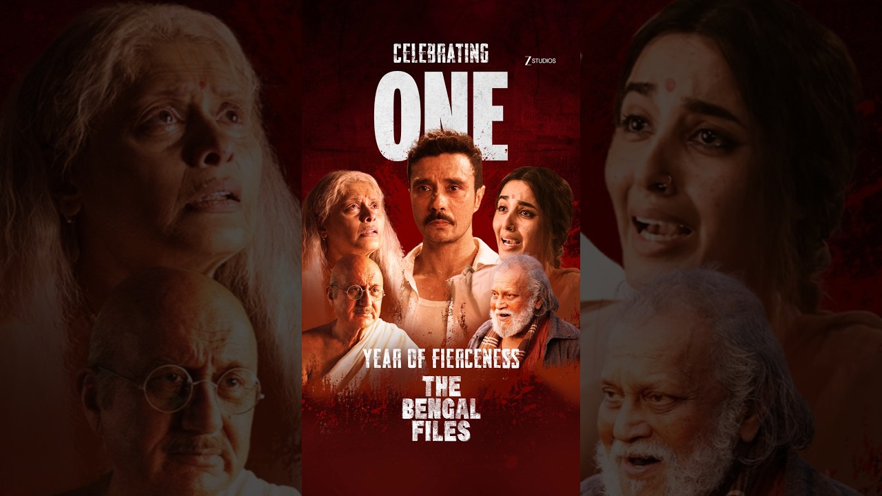 One year. Countless conversations. One story that continues to resonate 🔥 🎬: The Bengal Files