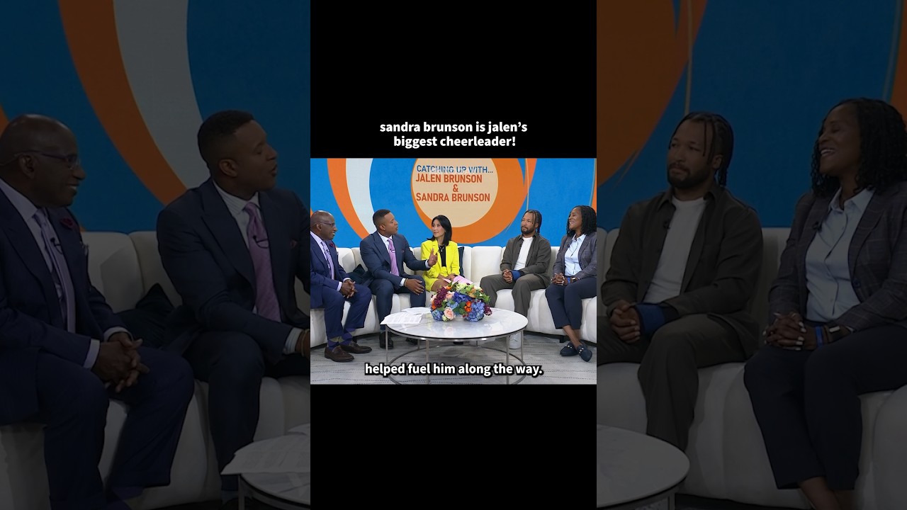 Sandra Brunson is Jalen's biggest hype woman