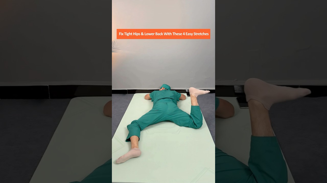 4 Simple Exercises to Relax Your Lower Back, Improve Hip Mobility and Reduce Stiffness
