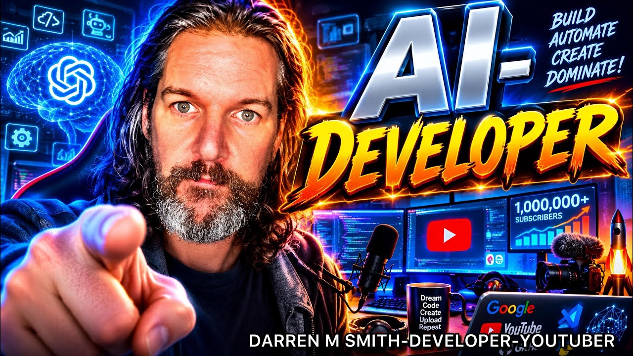 AI Developer WorkShop + YouTube 4K H D 💀